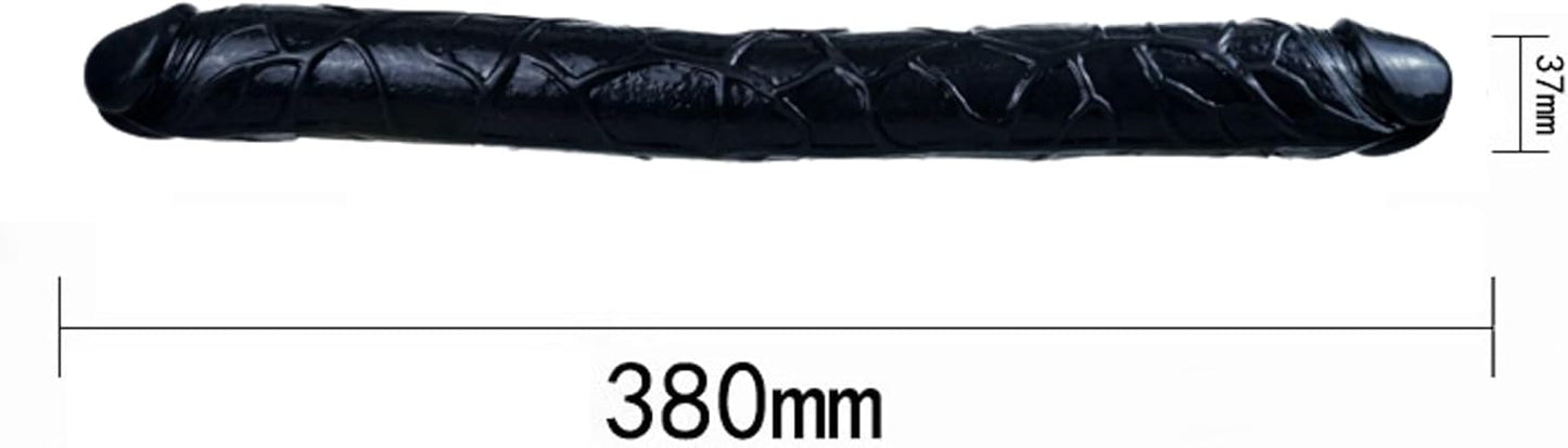 15" Double Ended Dildo Anal Butt Plug Dong Adults Sex Toys for Men Women Couples Gay Lesbian