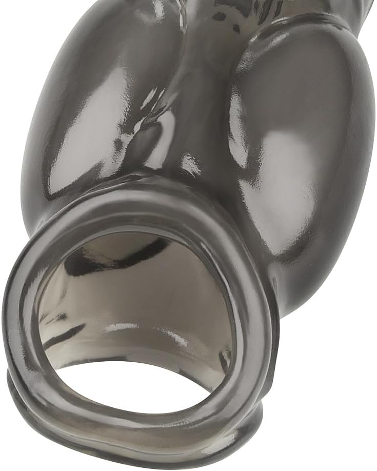 Monster Reusable Penis Sleeve Extra 8cm Extender Enlarger Condom Ball Loop Ejaculation Aid