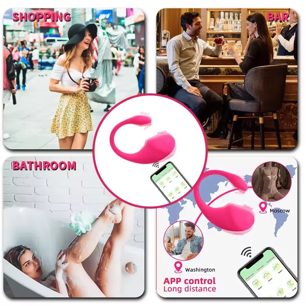 Wearable Clitoral Pussy Underpants Vagina Vibrator G-Spot Massager Masturbator Sex Toys Men Women