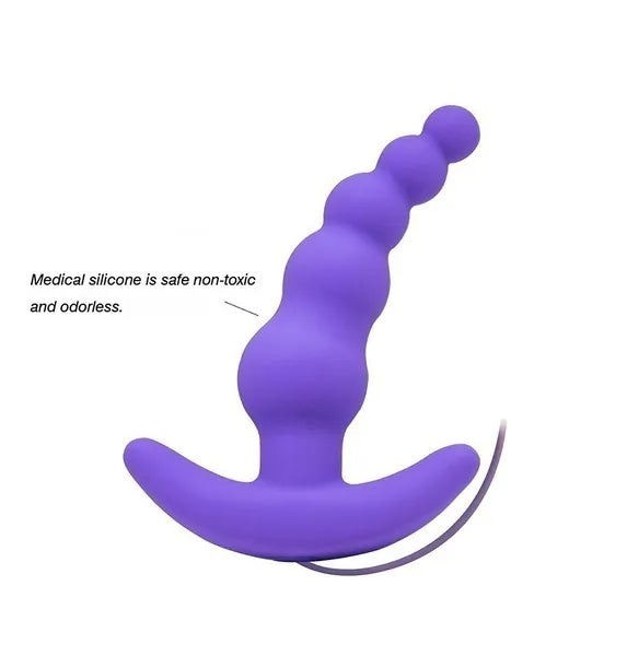 Vibrating Anal Butt Plug Beads Prostate Massager Sex Toys for Men Woman Couples LGBTQ Gay