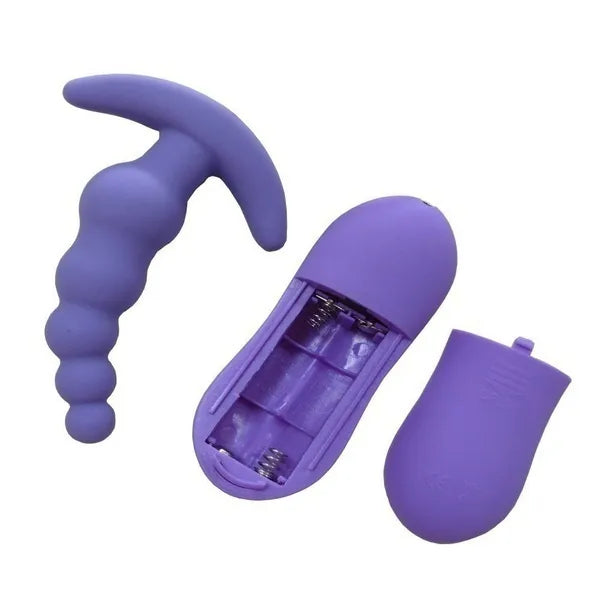 Vibrating Anal Butt Plug Beads Prostate Massager Sex Toys for Men Woman Couples LGBTQ Gay