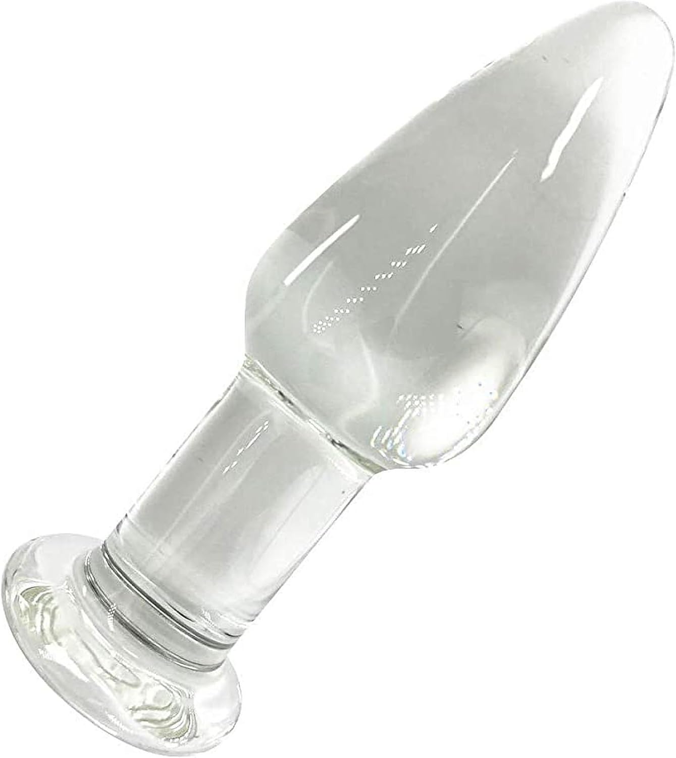 Crystal Glass Anal Butt Plug G-Spot Stimulation Dildo Non- Vibrator Masturbator Sex Toys for Men Women Couples Gay LGBTQ