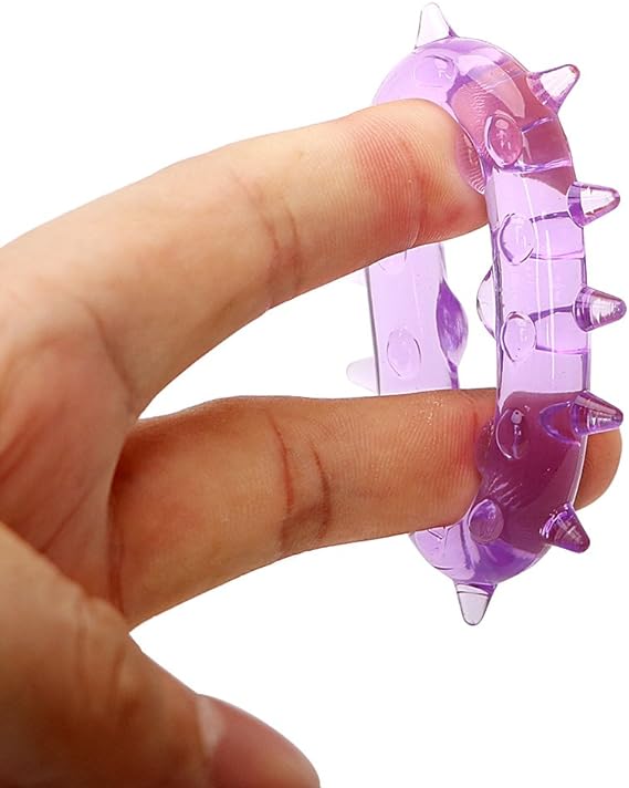 Penis Cock Ring Enlarger Sleeve Erection Enhancer Delay Ejaculation Male Sex Toys for Men Couples