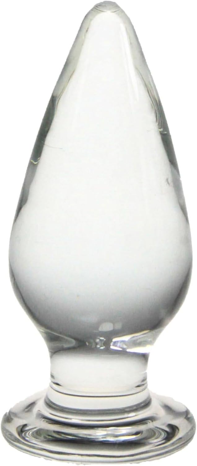 Crystal Glass Anal Butt Plug G-Spot Stimulation Dildo Non- Vibrator Masturbator Sex Toys for Men Women Couples Gay LGBTQ