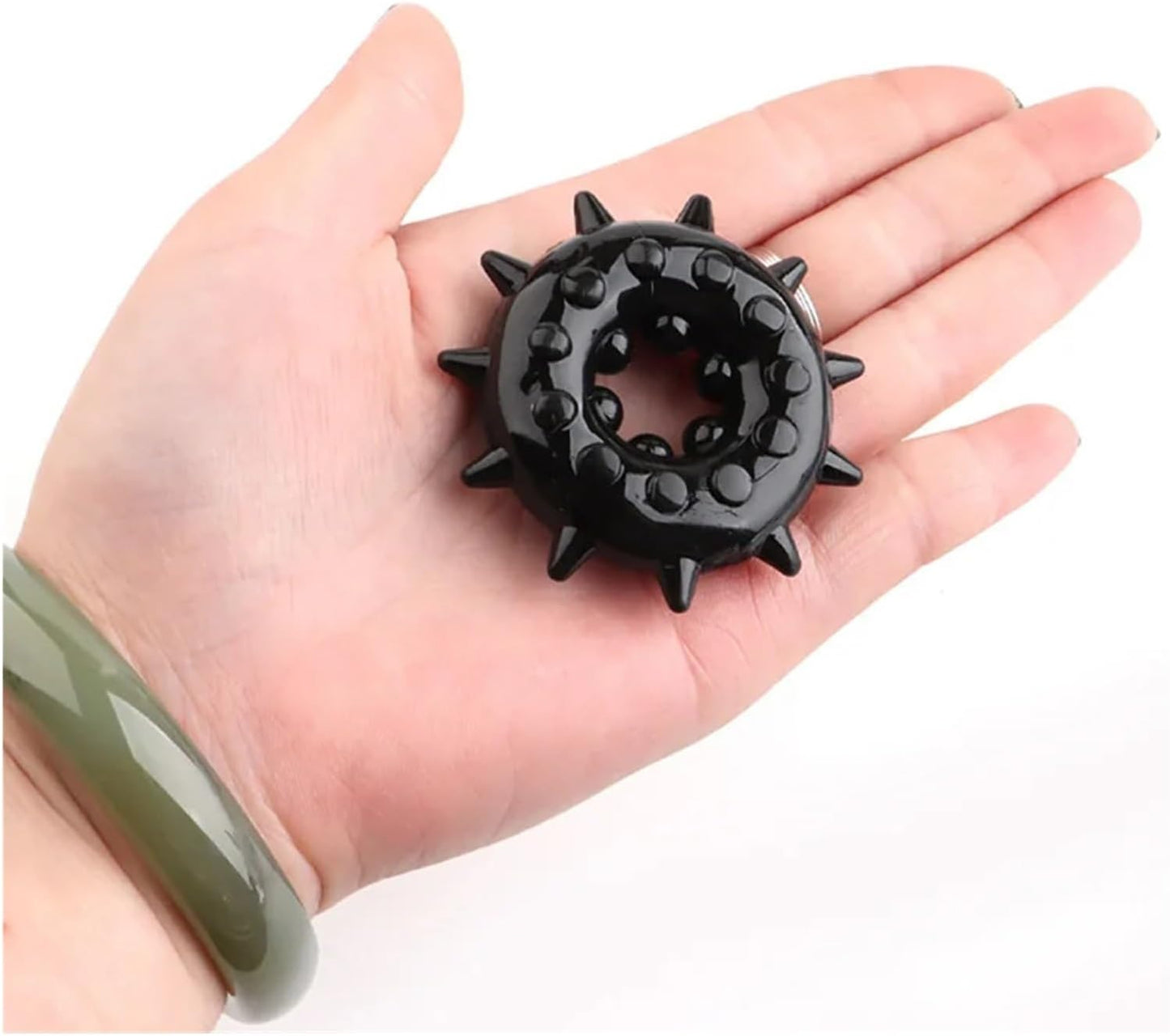 Penis Cock Ring Enlarger Sleeve Erection Enhancer Delay Ejaculation Male Sex Toys for Men Couples