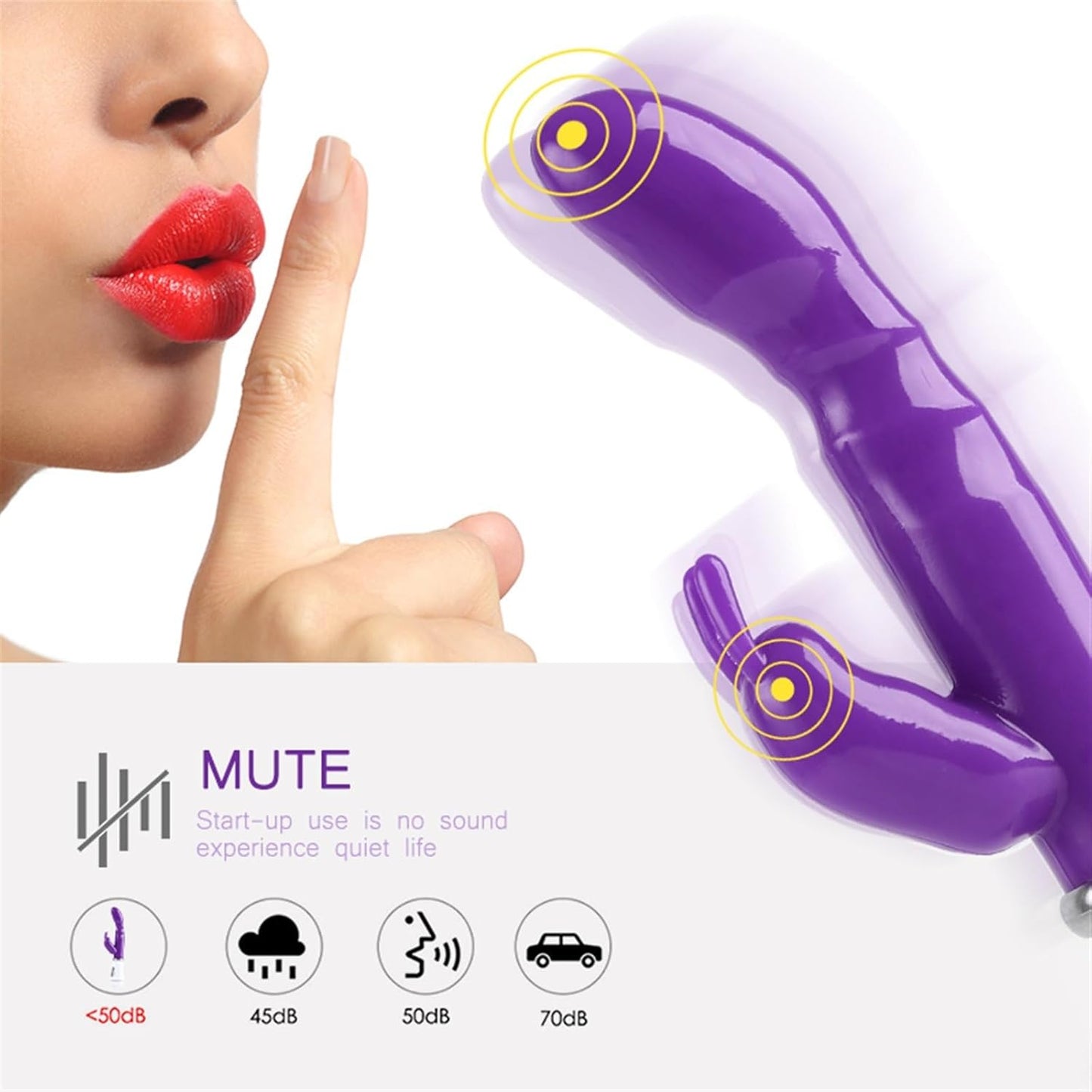 Pussy Vagina G-Spot Rabbit Vibrator Anal Butt Plug Sex Toys for Men Women Couples LGBTQ Gay Masturbator