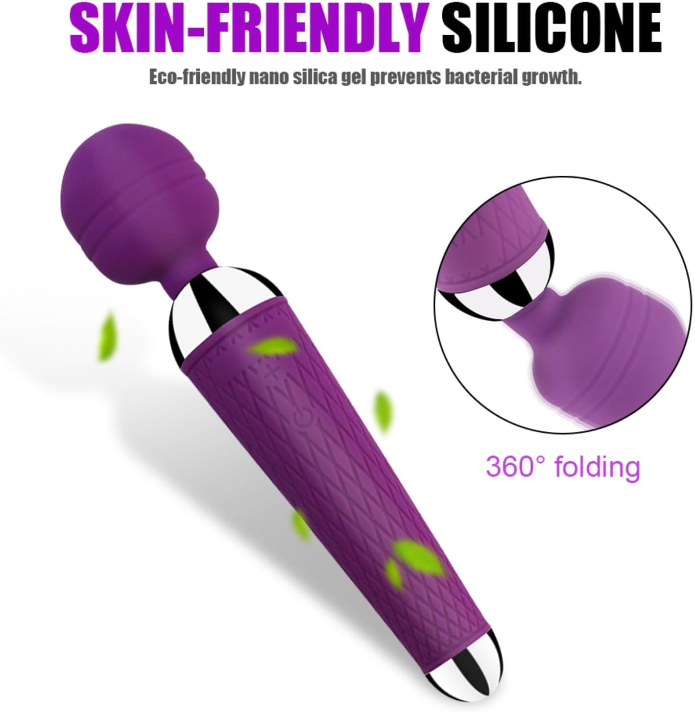 Magic Wand USB Vibrator Anal Butt Plug Sex Toys for Men Women Couples LGBTQ Gay Masturbator