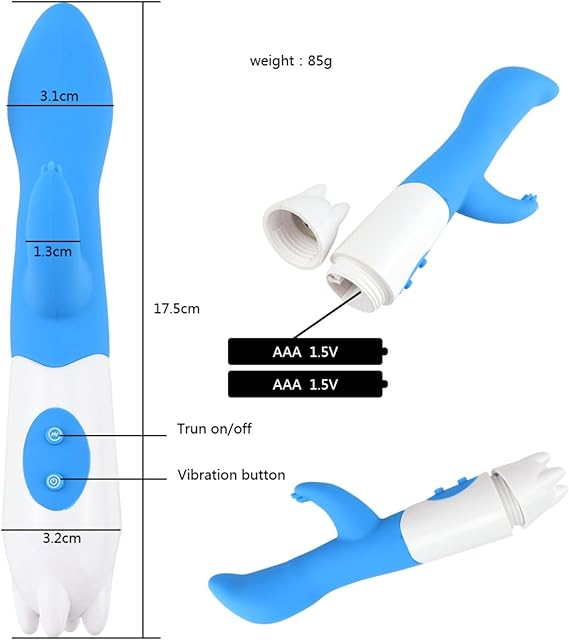 Pussy Vagina Rabbit G-Spot Vibrator Anal Butt Plug Sex Toys for Men Women Couples LGBTQ Gay