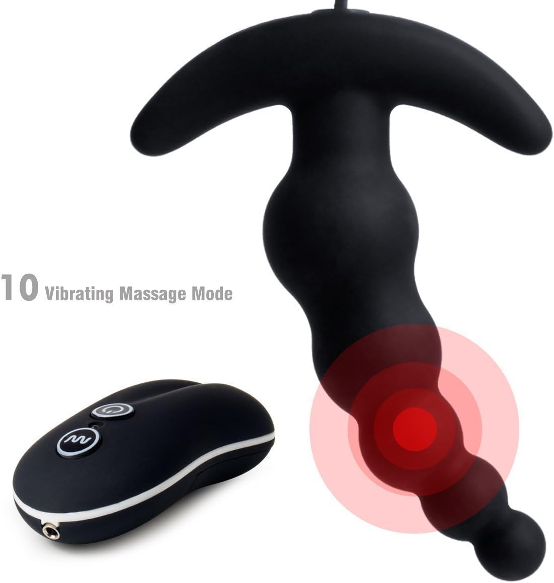 Vibrating Anal Butt Plug Beads Prostate Massager Sex Toys for Men Woman Couples LGBTQ Gay