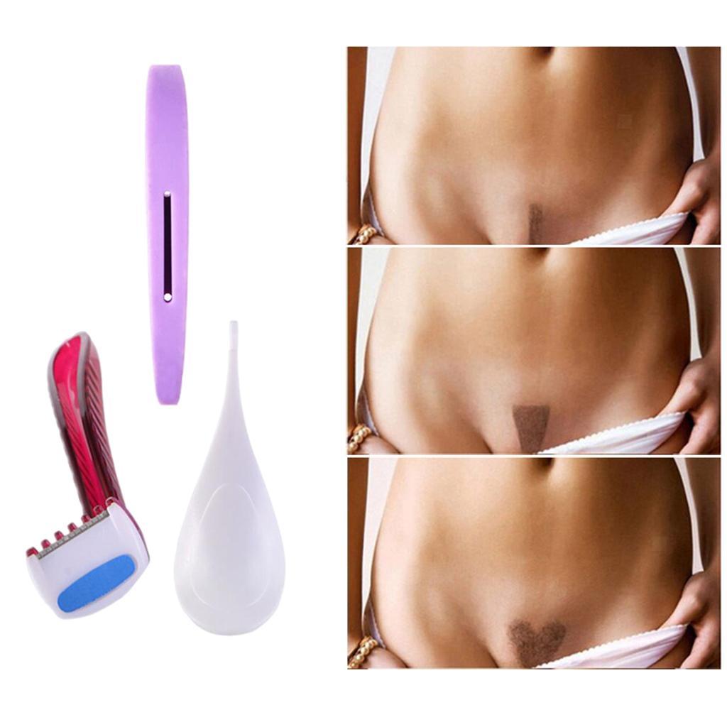 MOON SHAPE Bikini Razor Privates Shaving Stencil Shaping Tool for Pubic Hair Women