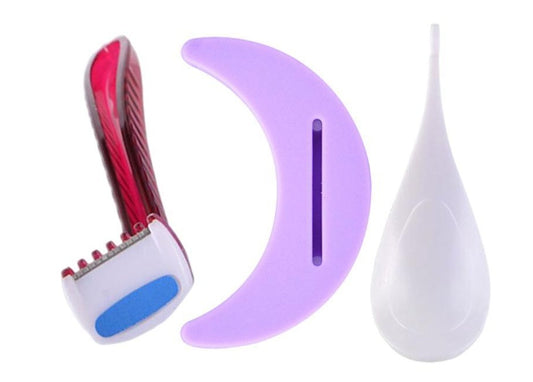 MOON SHAPE Bikini Razor Privates Shaving Stencil Shaping Tool for Pubic Hair Women
