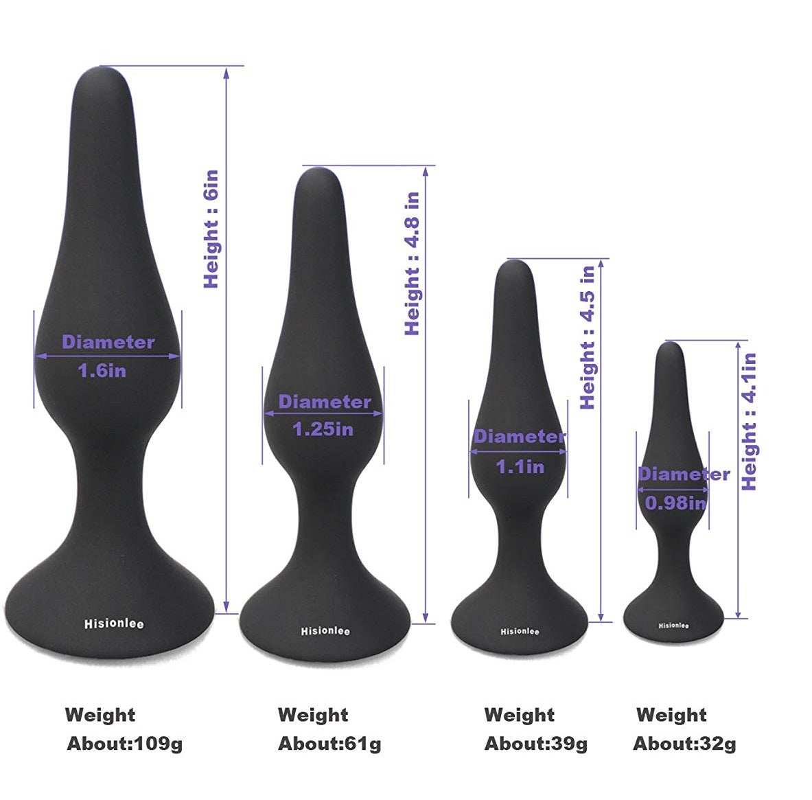 Anal Butt Plug Set Kit Prostate Massager Sex Toys for Men Women LGBTQ Couples Gay