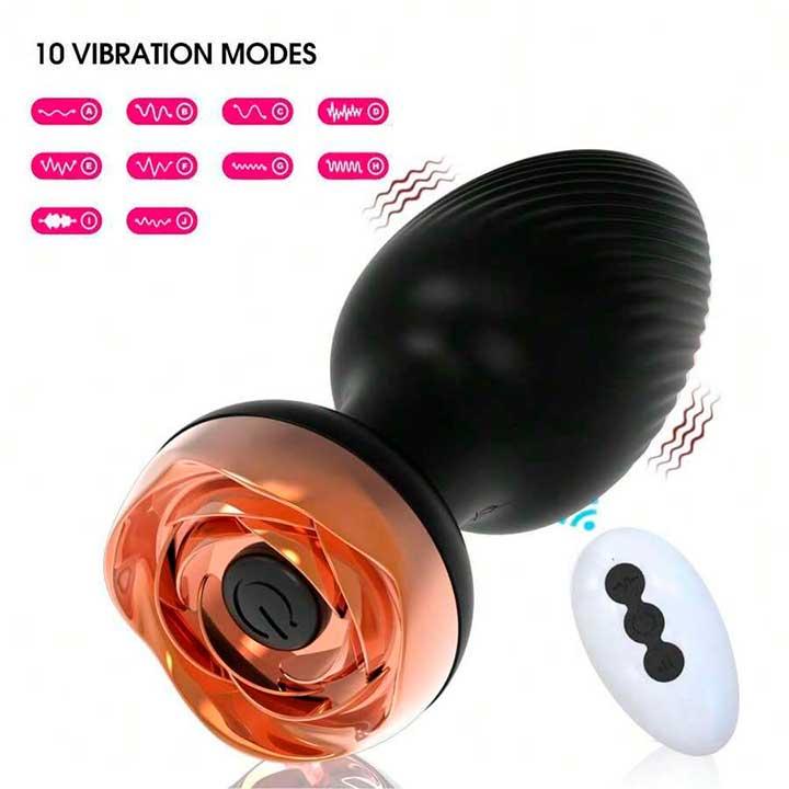 USB Vibrating Anal Butt Plug Dildo Prostate Massager Sex Toys for Men Women Gay LGBTQ