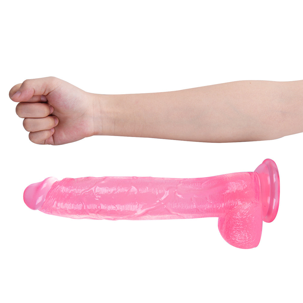 12" Huge Dildo Suction Cup Thick Veiny Dong Large Realistic Giant Cock With Ball Sex Toys For |Men Women Couples