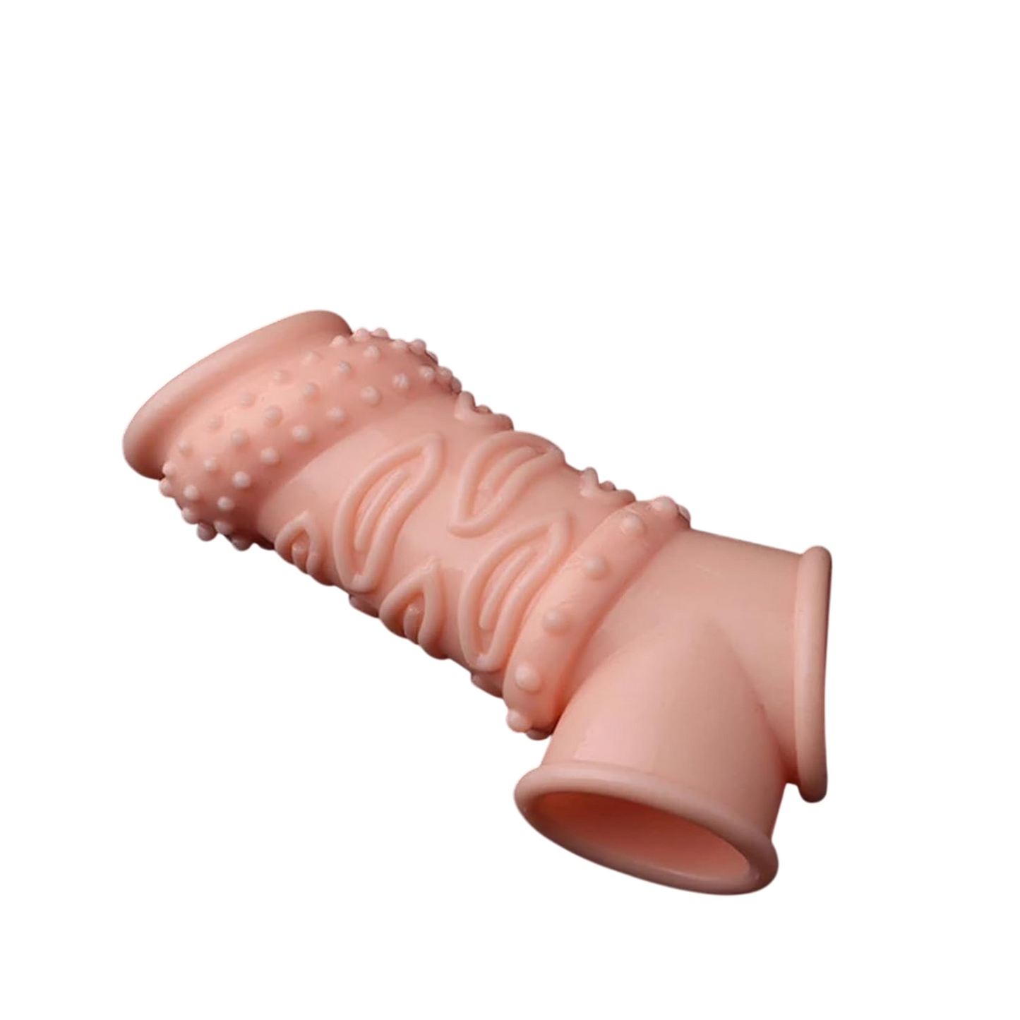 Reusable Penis Sleeve Cock Ring Enlarger Sex Toys for Men Couples
