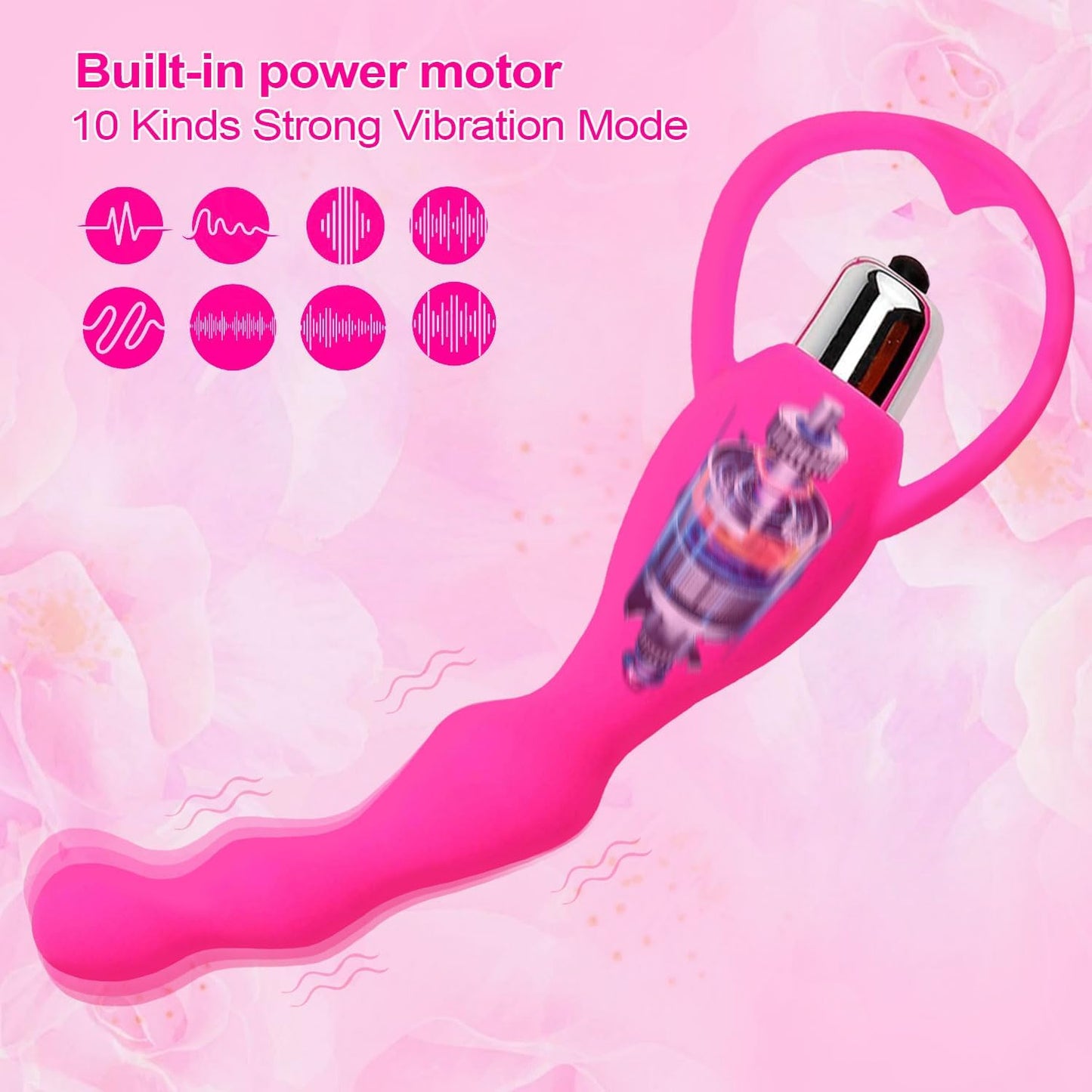 Vibrating Anal Butt Plug Beads Prostate Massager Sex Toys for Men Woman Couples LGBTQ Gay