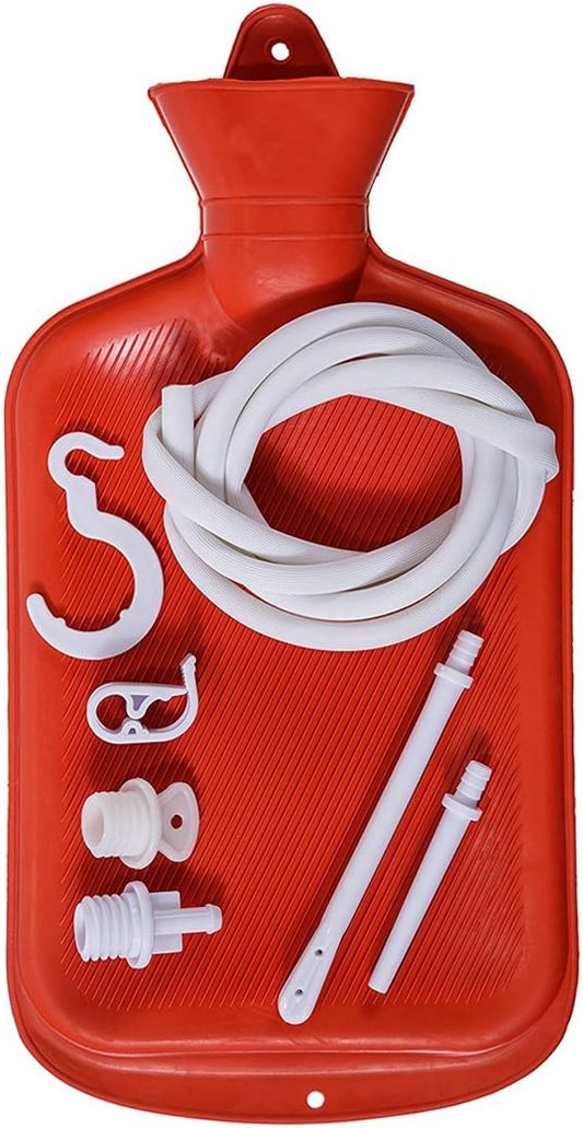 Reusable Enema System Kit Douche Detox Bag Colonic Irrigation Cleaner Rectal Syringe Anal Butt Vagina Plug