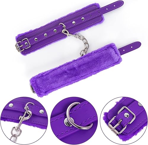 Bondage Set Kit HANDCUFFS BDSM Fetish Sex Ankle Restraint Role Play Toys for Couples