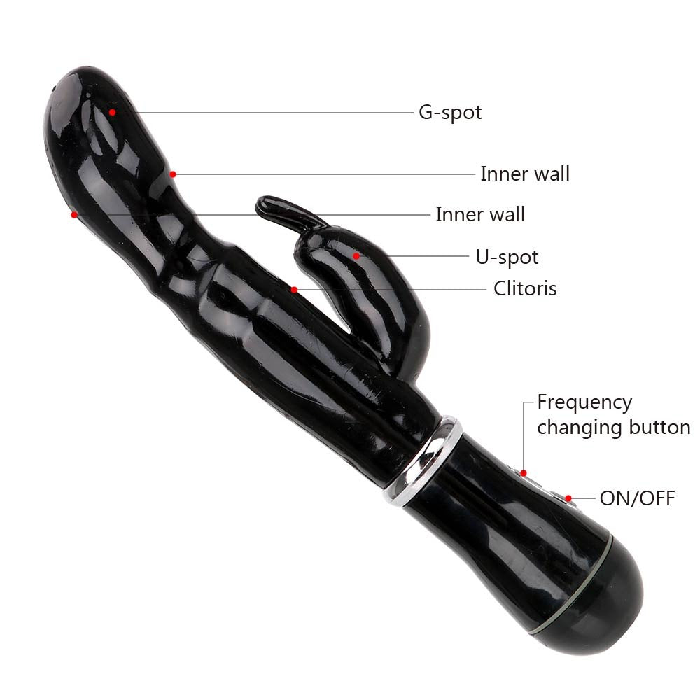 Pussy Vagina G-Spot Rabbit Vibrator Anal Butt Plug Sex Toys for Men Women Couples LGBTQ Gay Masturbator