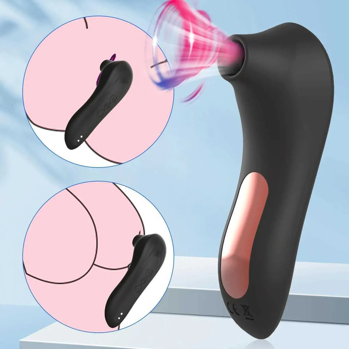Pussy Nipples Anal Butt Sucker Vibrator Clit Stimulator Sex Toys for Men Women Couple Masturbator Massager
