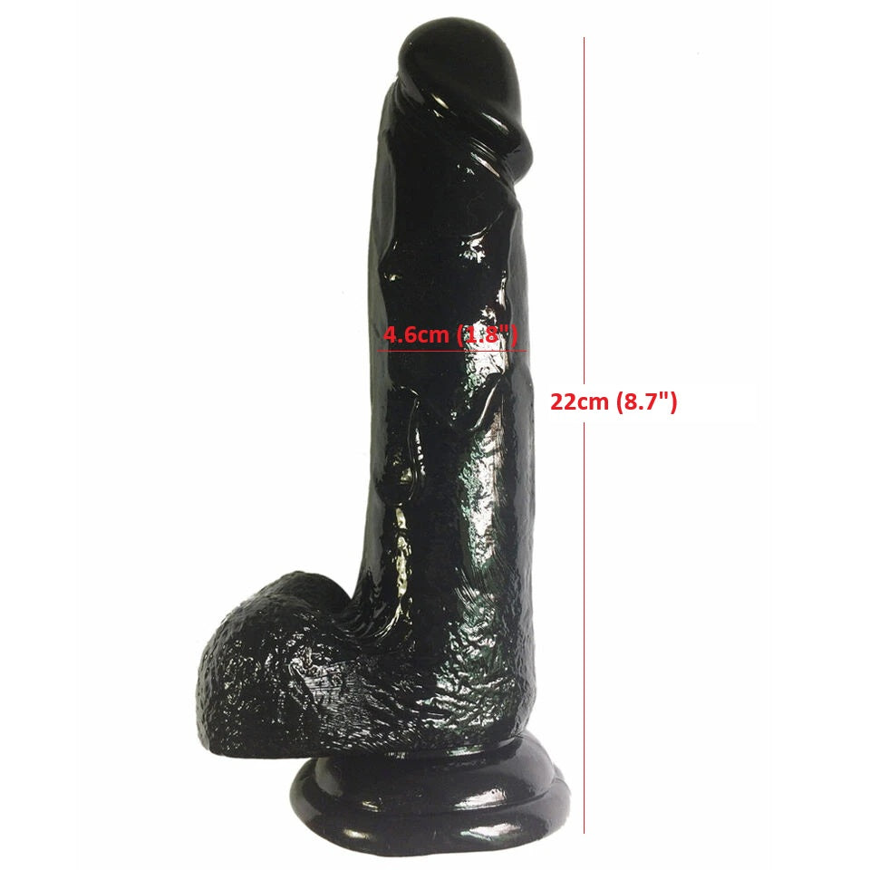 9" Realistic Dildo Suction Cup Thick Veiny Dong Giant Cock With Ball Sex Toys For Men Women Couples
