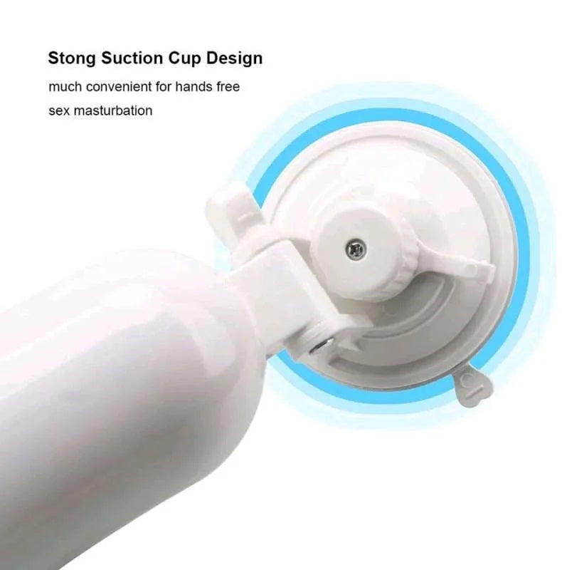 Mouth Shape Male Vibrating Masturbation Cup Hands-Free Suction Cup Flesh Light Stroker Sex Toys for Men