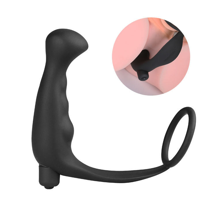 Vibrating Penis Cock Ring & Anal Butt Plug Prostate Massager Sex Toys for Men Woman Couples LGBTQ Gay