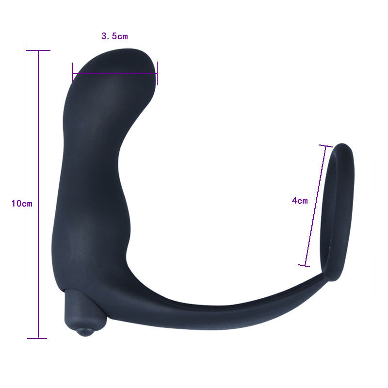 Vibrating Penis Cock Ring & Anal Butt Plug Prostate Massager Sex Toys for Men Woman Couples LGBTQ Gay