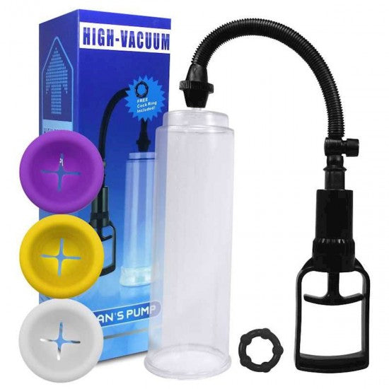 Vacuum Growth Penis Pump Enlarger Stretcher Extender Erection Enhancement Sex Toys for Men Couples