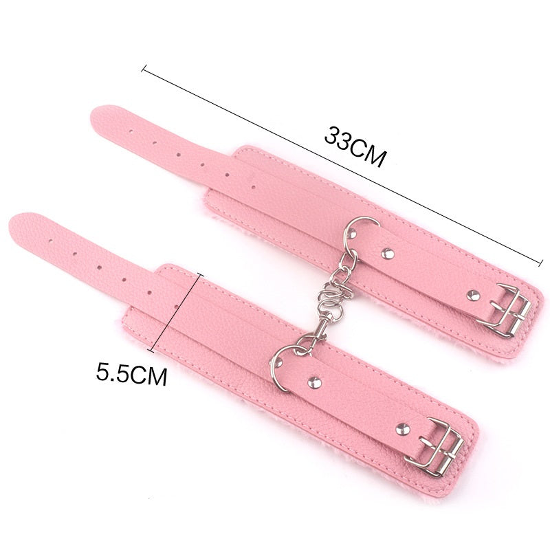 Bondage Set Kit HANDCUFFS BDSM Fetish Sex Ankle Restraint Role Play Toys for Couples