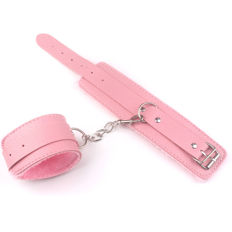 Bondage Set Kit HANDCUFFS BDSM Fetish Sex Ankle Restraint Role Play Toys for Couples