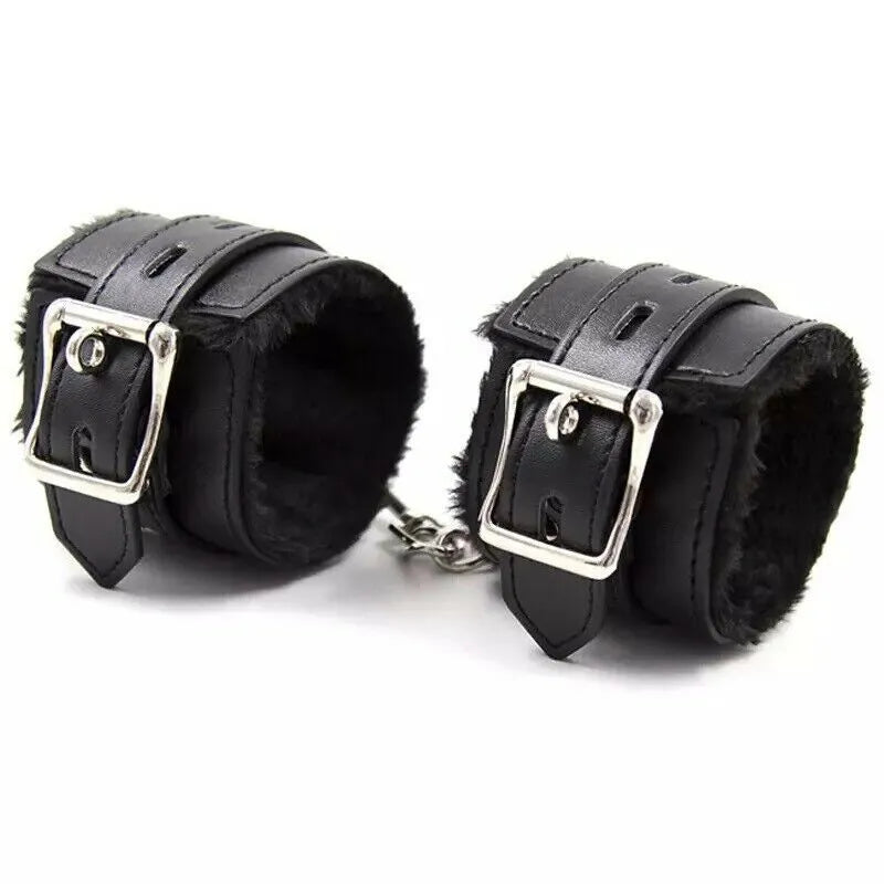 Bondage Set Kit HANDCUFFS BDSM Fetish Sex Ankle Restraint Role Play Toys for Couples