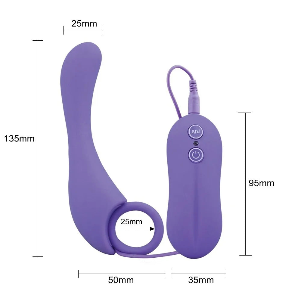 Vibrating Anal Butt Plug Prostate Massager Sex Toys for Men Women Couples LGBTQ Gay