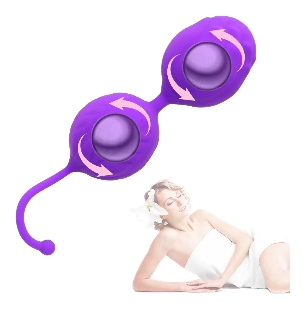 Ben Wa Kegel Balls Pelvic Exerciser Silicone Vaginal Muscle Tightening Exerciser Sex Toys for Women Couples