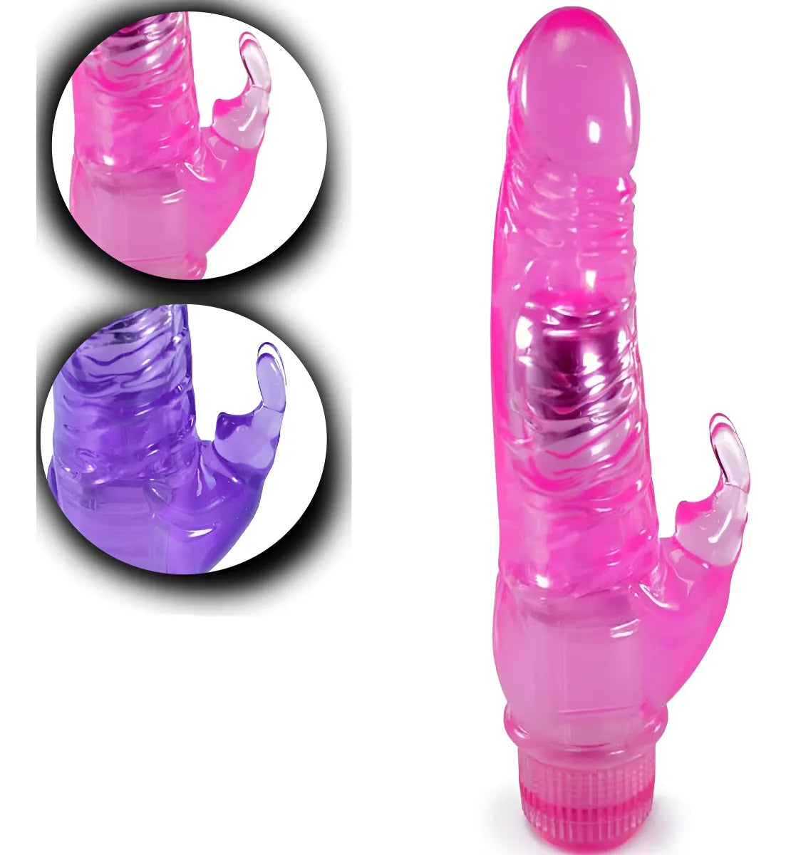 Pussy Vagina Rabbit G-Spot Vibrator Anal Butt Plug Sex Toys for Men Women Couples LGBTQ Gay Masturbator