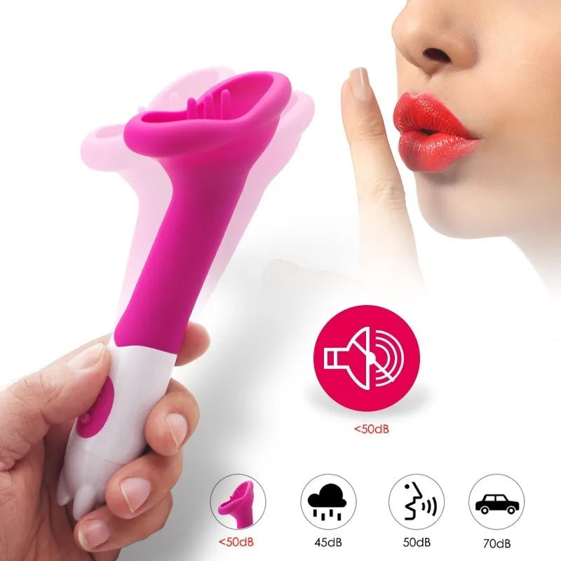 Licking Sucking Vibrator Clit Stimulator Masturbation Tongue Sex Toys for Men Women Couple Masturbator Massager