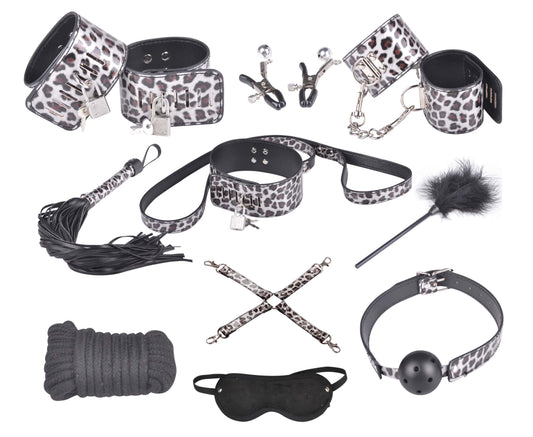 Bondage Set Kit Blindfold Restraint Collar Restraint BDSM Sex Toys for Couples Men Women |Present for Her Him