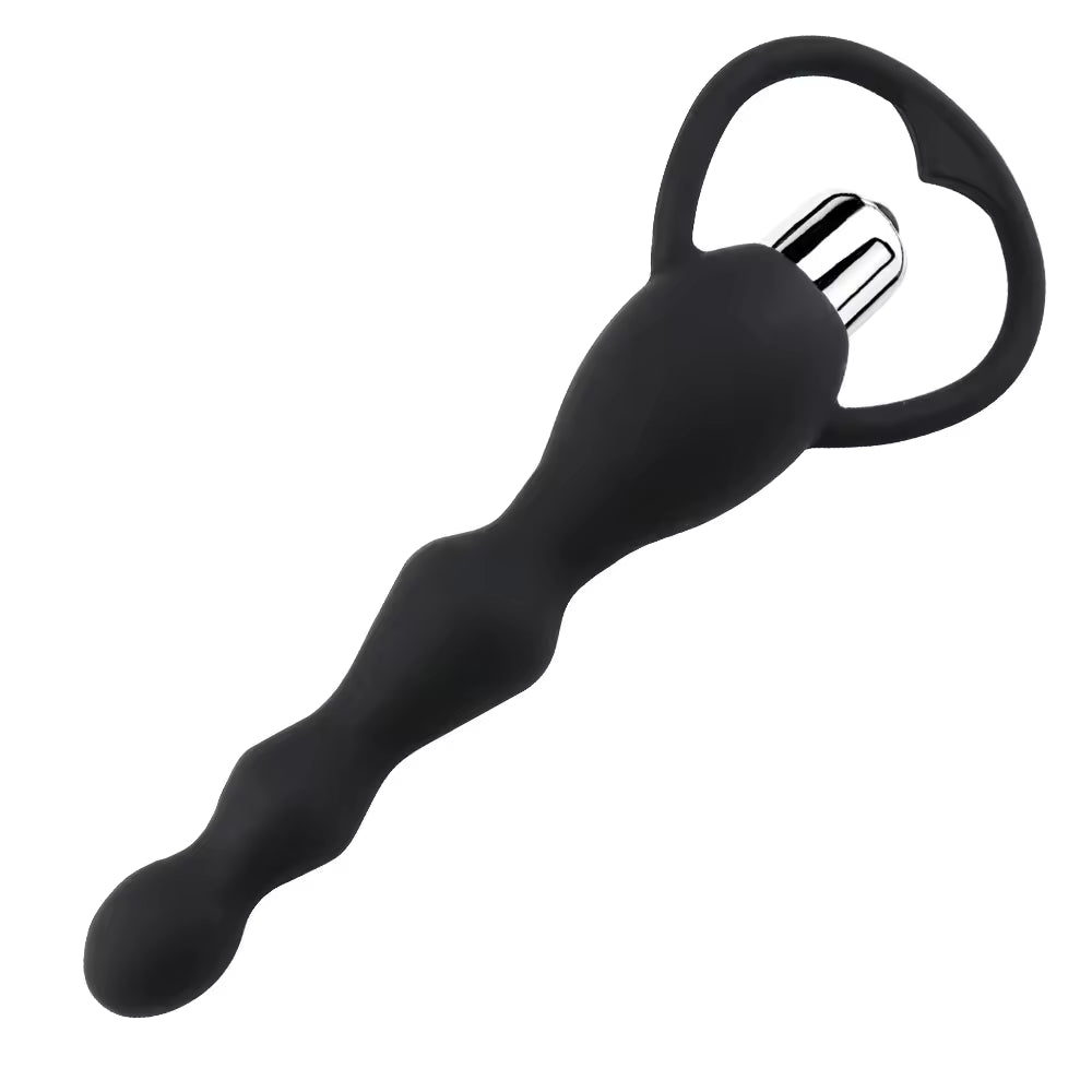 Vibrating Anal Butt Plug Beads Prostate Massager Sex Toys for Men Woman Couples LGBTQ Gay