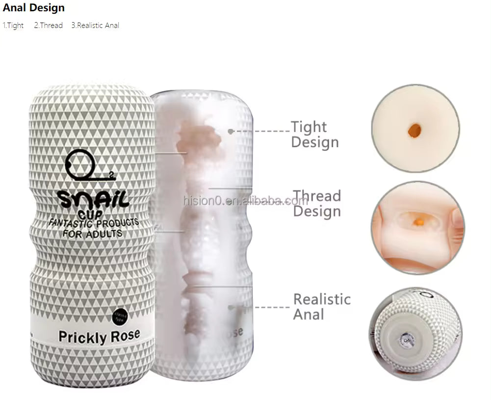 Male Anal Shape Masturbation Cup Stroker Flesh Light Sleeve Masturbator Sex Toys for Men