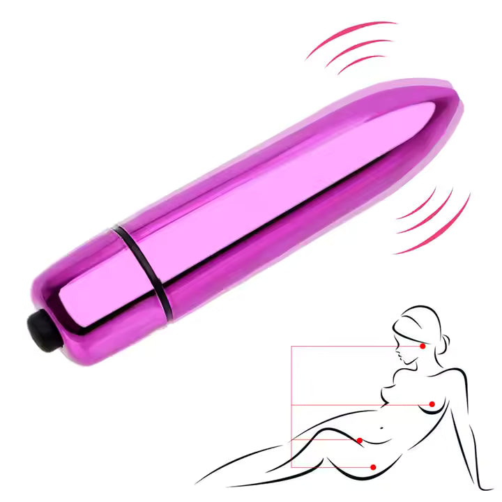 Vibrating Bullet Vibrator Anal Butt Plug Sex Toys for Men Women Couples LGBTQ Gay