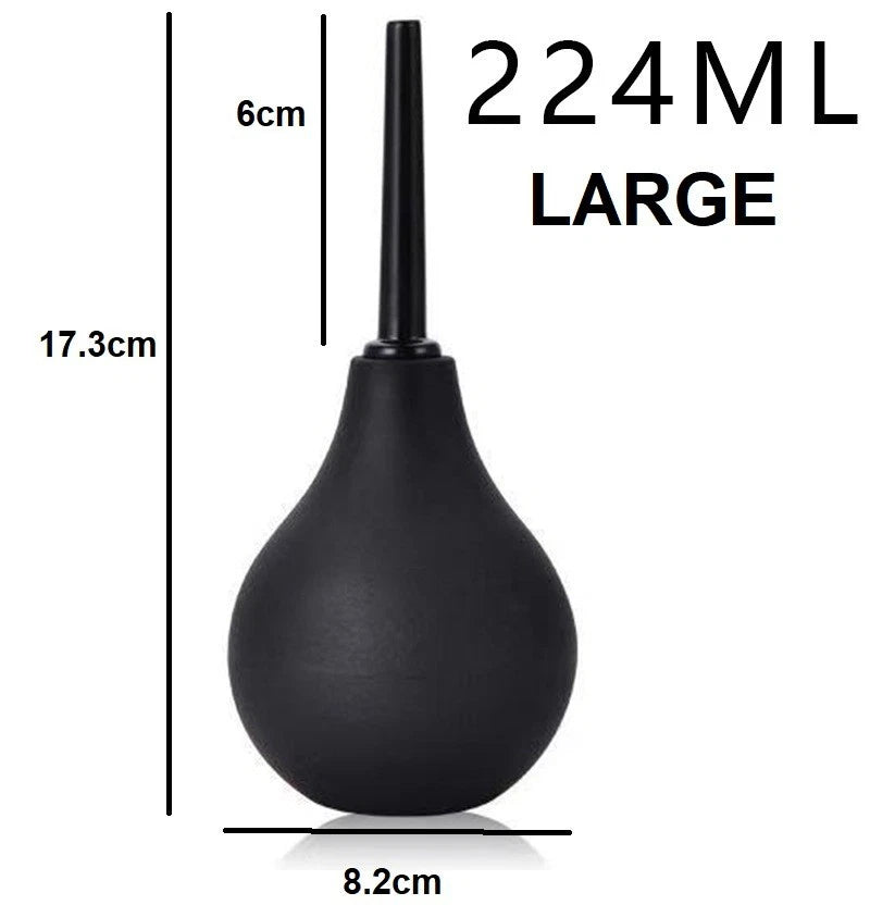 224ml Enema Anal Butt Vagina Bulb Douche Irrigation Colonic Cleaner Rectal Syringe for Men Women