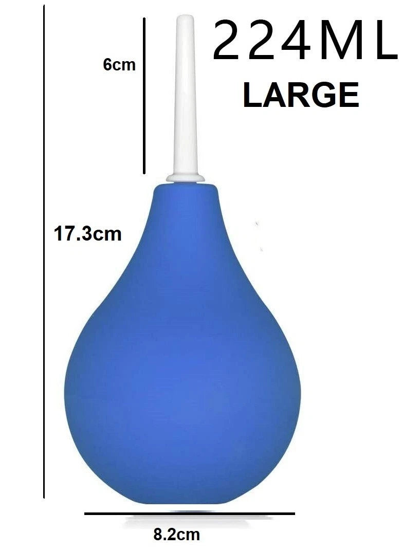 224ml Enema Anal Butt Vagina Bulb Douche Irrigation Colonic Cleaner Rectal Syringe for Men Women