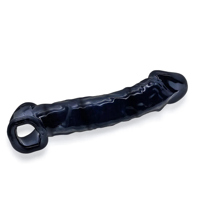 9" BIG GUN Reusable Penis Sleeve Extender Enlarger Condom Ball Loop Sex Toys for Men Couples