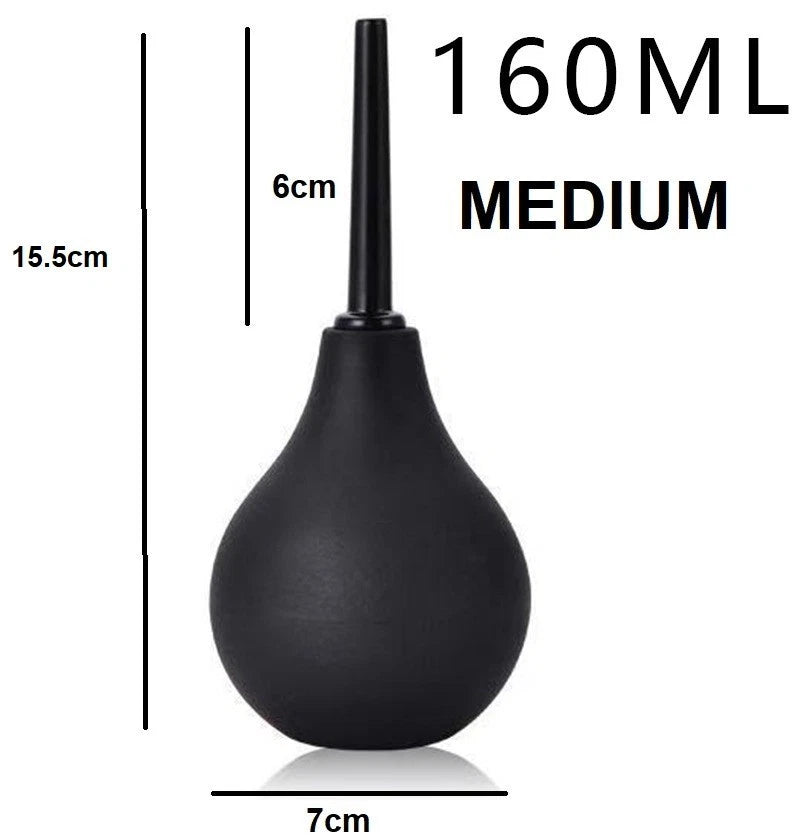 160ml Enema Anal Butt Vagina Bulb Douche Irrigation Colonic Cleaner Rectal Syringe for Men Women