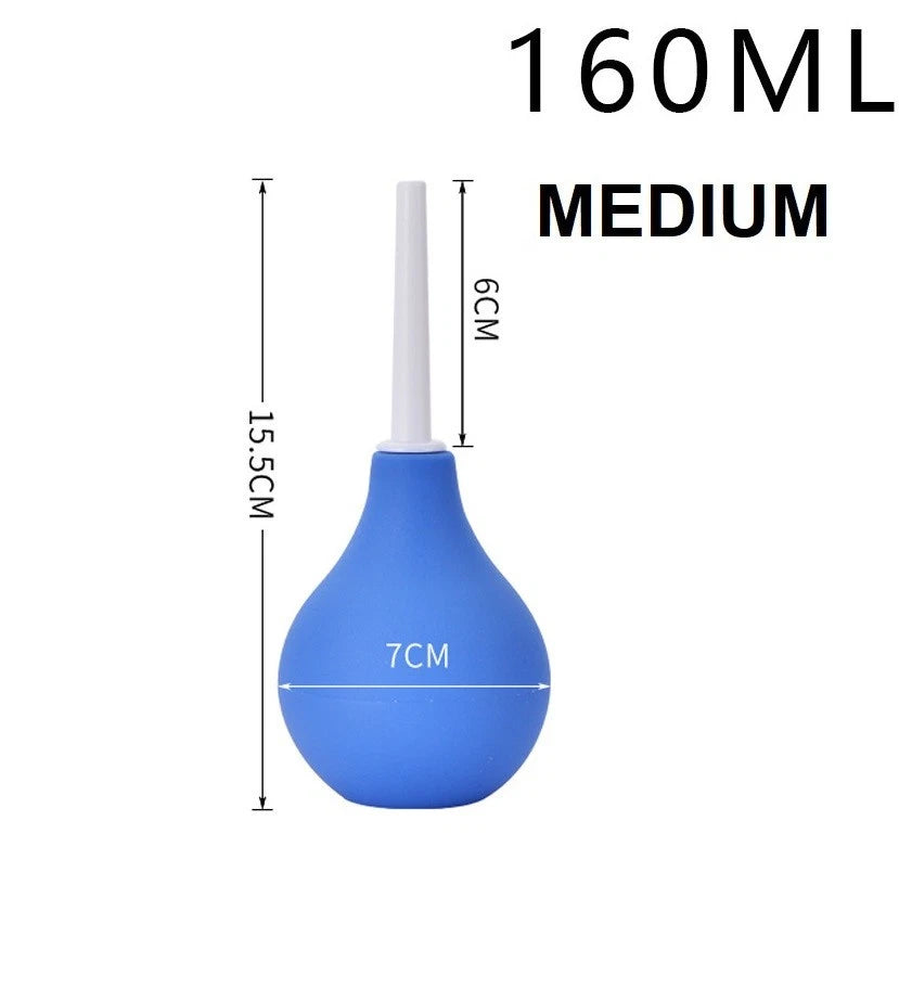 160ml Enema Anal Butt Vagina Bulb Douche Irrigation Colonic Cleaner Rectal Syringe for Men Women