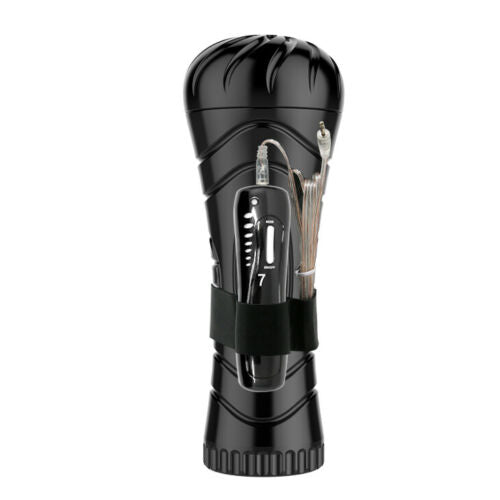 Vibrating Masturbator Cup Penis Flesh Light Sleeve Stroker Sex Toys for Men Remote Control
