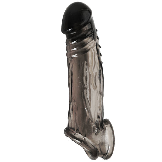 Reusable Condom Penis Sleeve Extender Enlarger Ball Loop 4cm Extra Girth Sheath Sex Toys for Men Couples