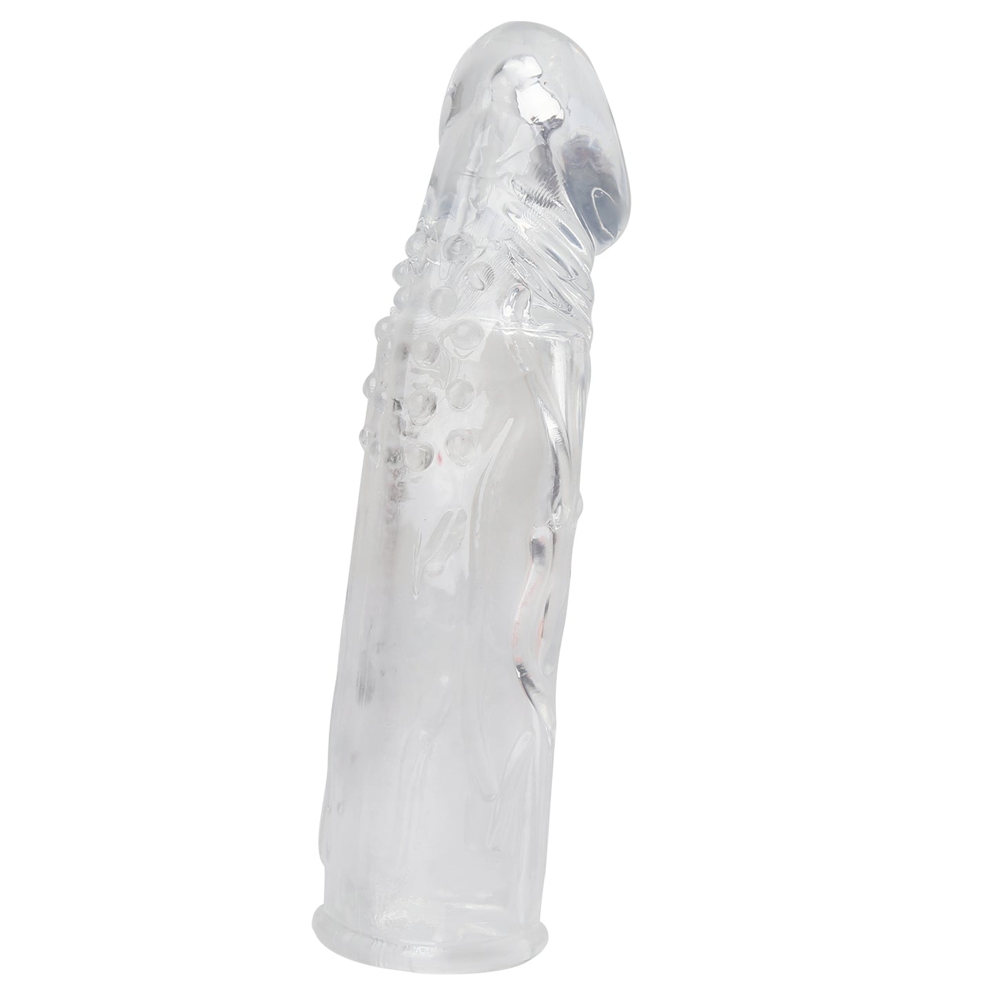 BIG MAN 7" Reusable Penis Sleeve Extender Enlarger Condom Sex Toys for Men Couples Ejaculation Aid