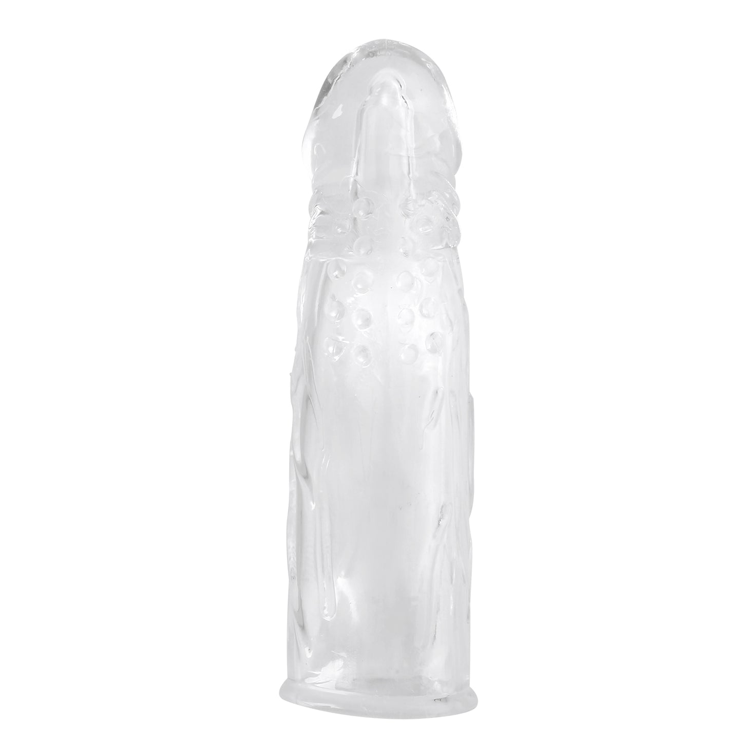 BIG MAN 7" Reusable Penis Sleeve Extender Enlarger Condom Sex Toys for Men Couples Ejaculation Aid