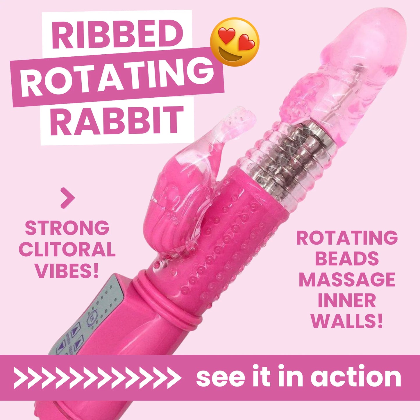 Pussy Vagina Rabbit G-Spot Vibrator Anal Butt Plug Sex Toys for Men Women Couples LGBTQ Gay Masturbator
